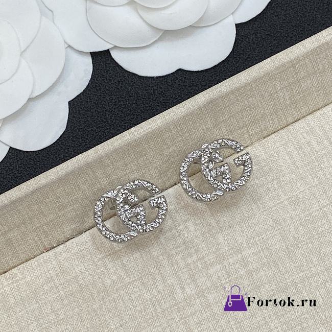 Fortok Gucci GG Earrings Silver - 1