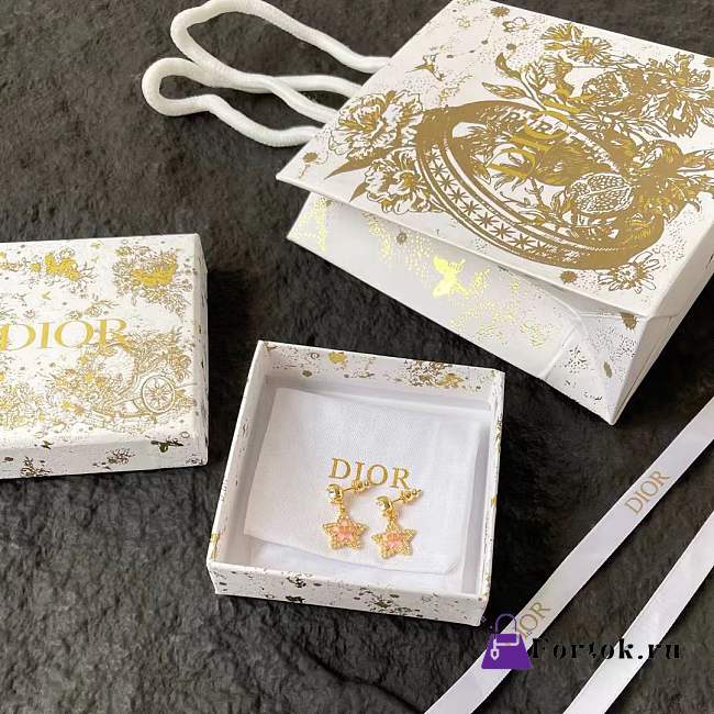 Fortok Dior Petit CD Lucky Baroque Earrings - 1