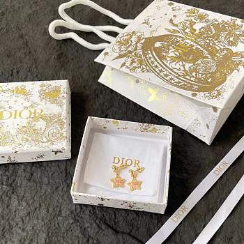 Fortok Dior Petit CD Lucky Baroque Earrings