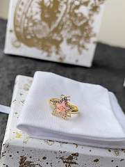 Fortok Dior Petit CD Lucky Baroque Ring - 3