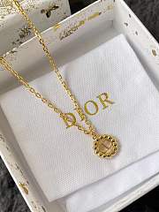 Fortok Dior Petit CD Circle Necklace - 4