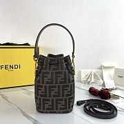 Fortok Fendi Mon Tresor Bag Brown 13x19x10cm - 6