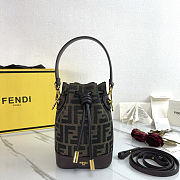 Fortok Fendi Mon Tresor Bag Brown 13x19x10cm - 5