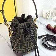 Fortok Fendi Mon Tresor Bag Brown 13x19x10cm - 4
