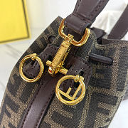 Fortok Fendi Mon Tresor Bag Brown 13x19x10cm - 2