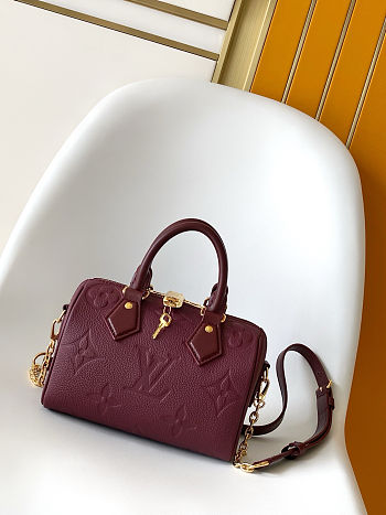 Fortok Louis Vuitton Speedy Bandoulière 20 Rouge 20.5 x 13.5 x 12.0cm