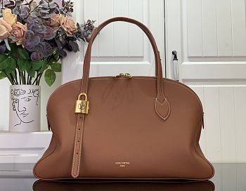 Fortok Louis Vuitton Sac Low Key Duffle Tote Brown 43.5 x 26.5 x 14.5 cm