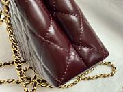 Fortok Chanel Kelly Mini Rouge 19cm - 6