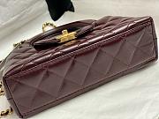 Fortok Chanel Kelly Mini Rouge 19cm - 3