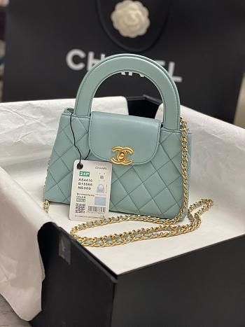 Fortok Chanel Kelly Mini Sky Blue 19cm
