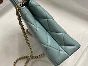 Fortok Chanel Kelly Mini Sky Blue 19cm - 4