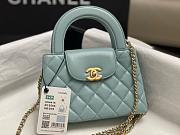 Fortok Chanel Kelly Mini Sky Blue 19cm - 3