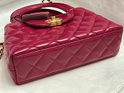 Fortok Chanel Kelly Mini Hot Pink 19cm - 2