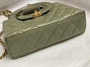 Fortok Chanel Kelly Mini Matcha Green 19cm - 2