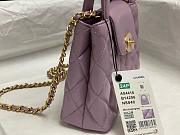 Fortok Chanel Kelly Mini Purple 19cm - 6