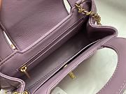 Fortok Chanel Kelly Mini Purple 19cm - 2