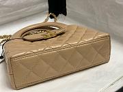 Fortok Chanel Kelly Mini Brown 19cm  - 6