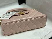 Fortok Chanel Kelly Mini Beige Pink 19cm  - 5