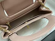 Fortok Chanel Kelly Mini Beige Pink 19cm  - 3