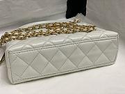 Fortok Chanel Kelly Mini White 19cm - 4