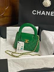 Fortok Chanel Kelly Mini Green 19cm - 1
