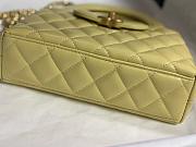 Fortok Chanel Kelly Mini Baby Yellow 19cm - 4