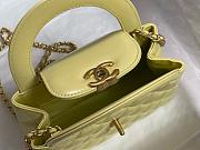 Fortok Chanel Kelly Mini Baby Yellow 19cm - 3