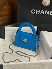 Fortok Chanel Kelly Mini Blue 19cm - 1