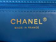 Fortok Chanel Kelly Mini Blue 19cm - 2