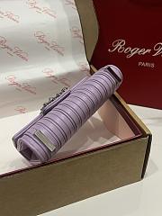 Fortok Roger Vivier Jewel Efflorescence Mini Bag Purple 19*13*4cm - 5
