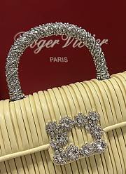 Fortok Roger Vivier Jewel Efflorescence Mini Bag Yellow 19*13*4cm - 5