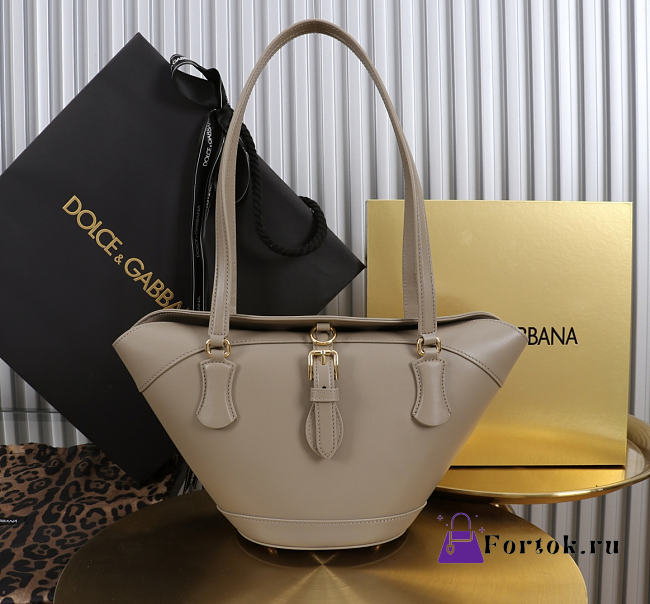 Fortok Dolce & Gabbana Capri tote Taupe 18*15*13cm - 1