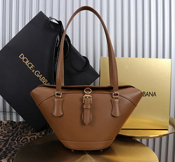 Fortok Dolce & Gabbana Capri tote Brown 18*15*13cm