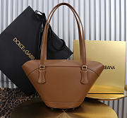 Fortok Dolce & Gabbana Capri tote Brown 18*15*13cm - 4