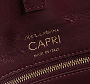 Fortok Dolce & Gabbana Capri tote Rouge 18*15*13cm - 2