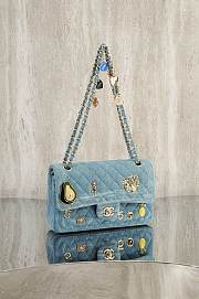 Fortok Chanel Flap Bag Denim 25cm - 1