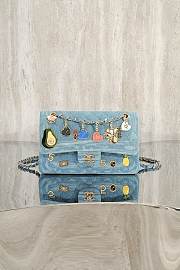 Fortok Chanel Flap Bag Denim 25cm - 4