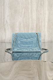 Fortok Chanel Flap Bag Denim 25cm - 2