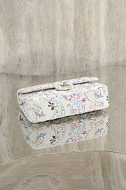 Fortok Chanel 25C Flap Bag White 25cm - 4