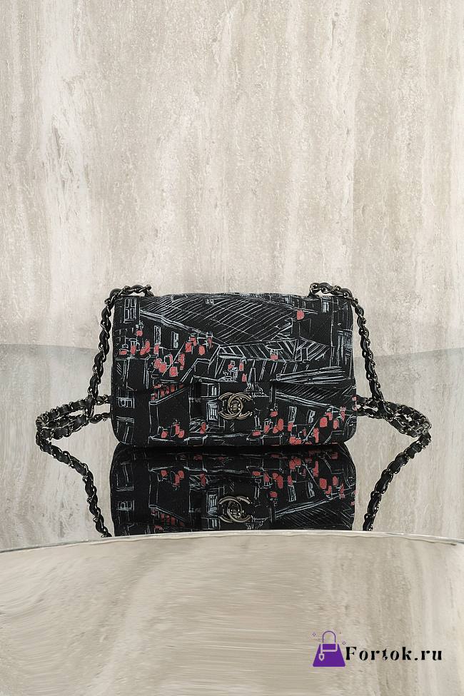 Fortok Chanel Classic Parisian Rooftop Mini Flap Bag 20cm - 1