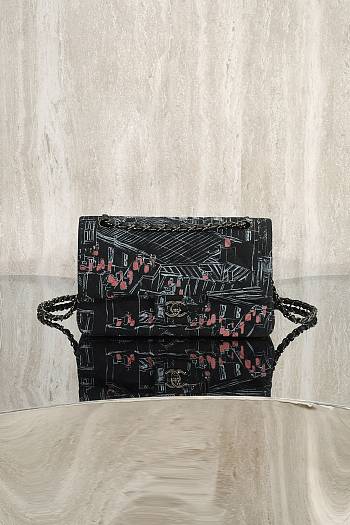 Fortok Chanel Classic Parisian Rooftop Flap Bag 25cm