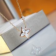  Fortok Louis Vuitton Blossom Grey Mother of Pearl Necklace - 3