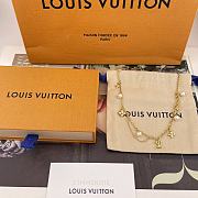 Fortok Louis Vuitton Necklace Gold  - 5