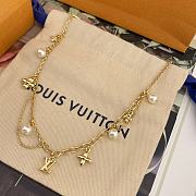 Fortok Louis Vuitton Necklace Gold  - 3