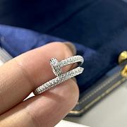 Fortok Cartier Juste un Clou Silver With Stones Ring - 3