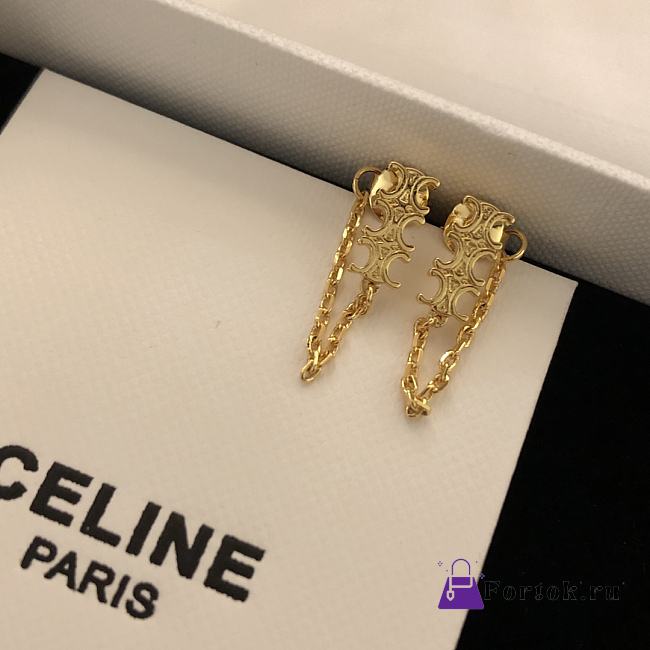 Fortok Celine Earrings Gold/ Silver - 1