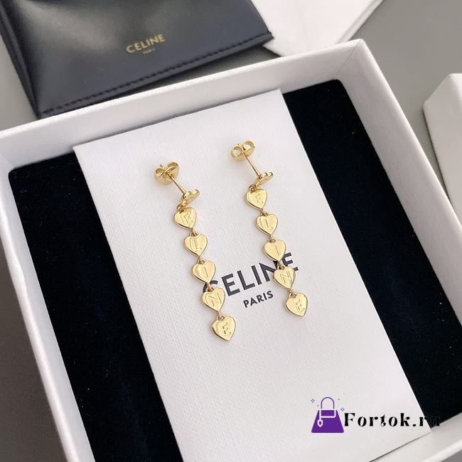 Fortok Celine Heart Earrings - 1