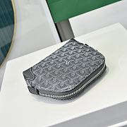 Fortok Goyard Vendôme cosmetic pouch Grey 17X14X6.5cm - 4