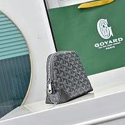 Fortok Goyard Vendôme cosmetic pouch Grey 17X14X6.5cm - 3