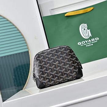 Fortok Goyard Vendôme cosmetic pouch Black 17X14X6.5cm 